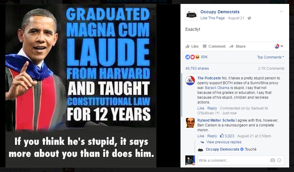 ThePodcaste vs Occupy Dems again